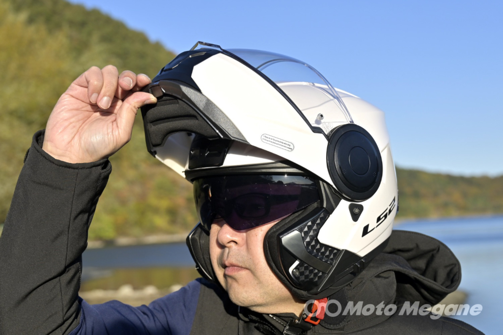 LS2ヘルメットのスコープ画像