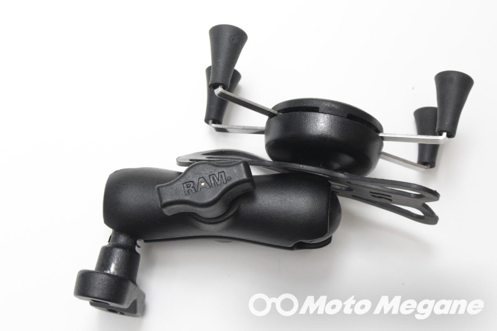 RAM MOUNTS XグリップU字クランプセット テザー付の写真