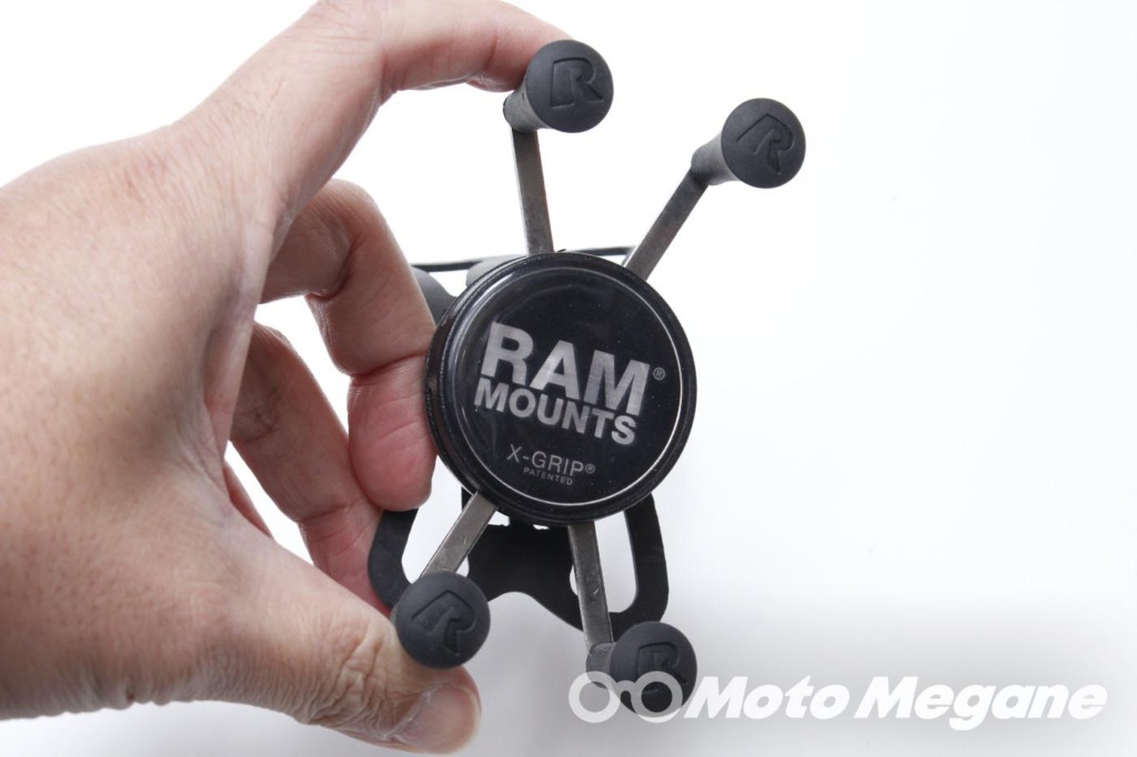 RAM MOUNTS XグリップU字クランプセット テザー付の写真