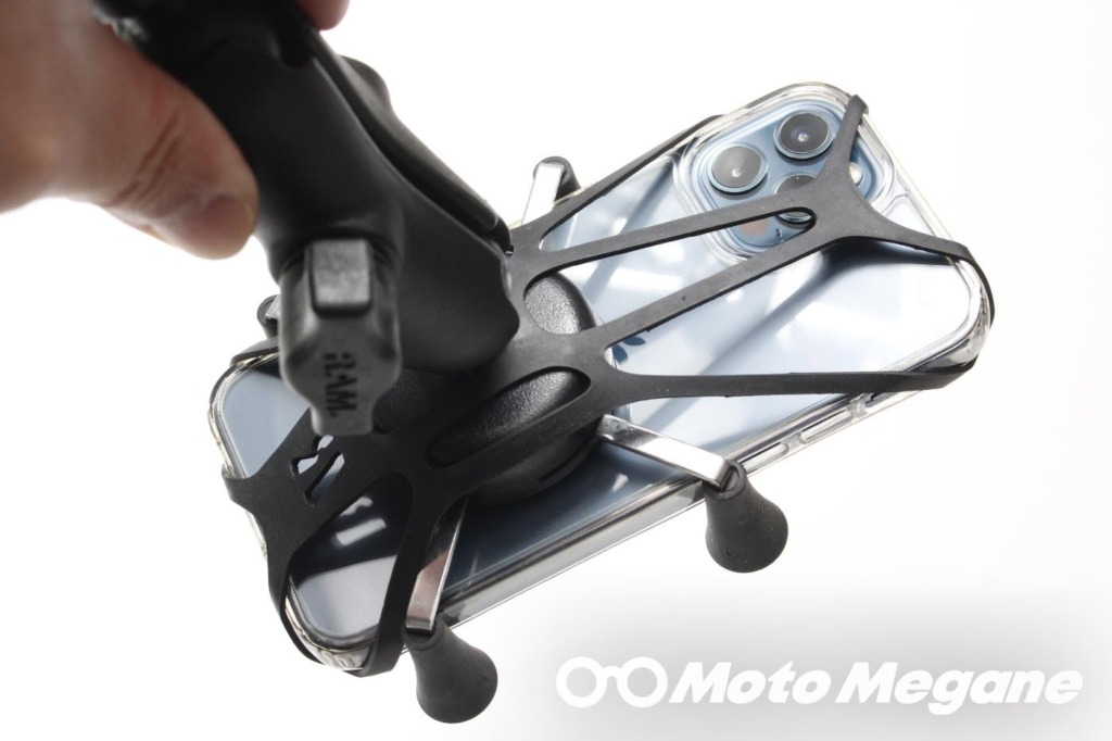 RAM MOUNTS XグリップU字クランプセット テザー付の写真