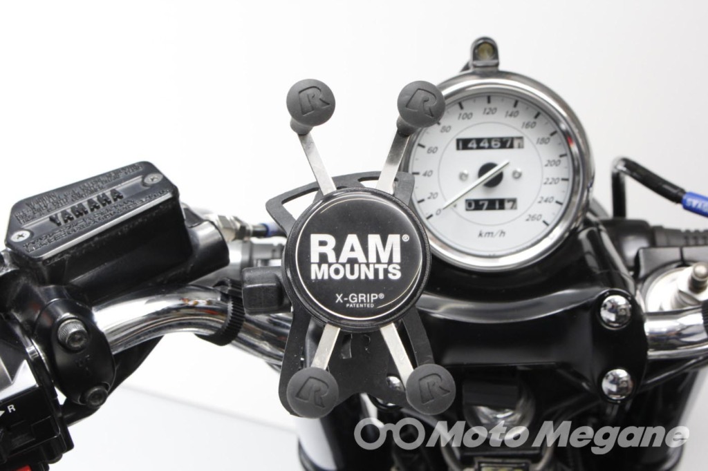 RAM MOUNTS XグリップU字クランプセット テザー付の写真