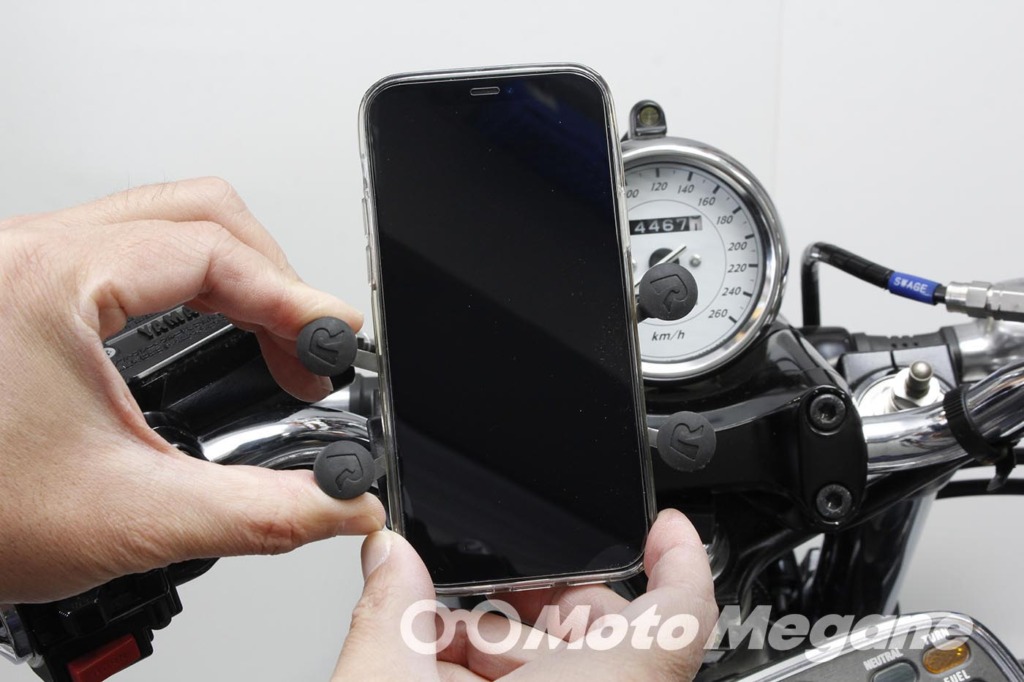 RAM MOUNTS XグリップU字クランプセット テザー付の写真