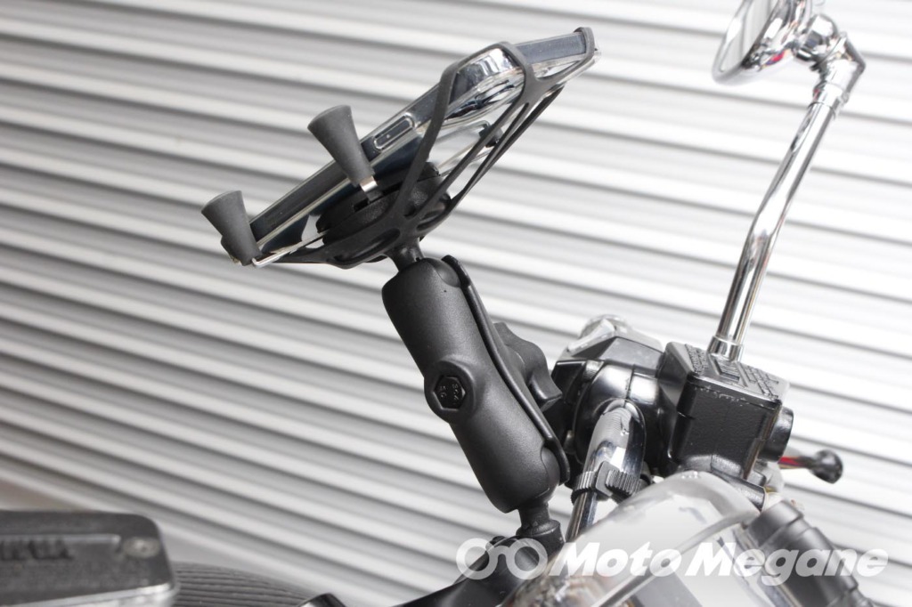 RAM MOUNTS XグリップU字クランプセット テザー付の写真