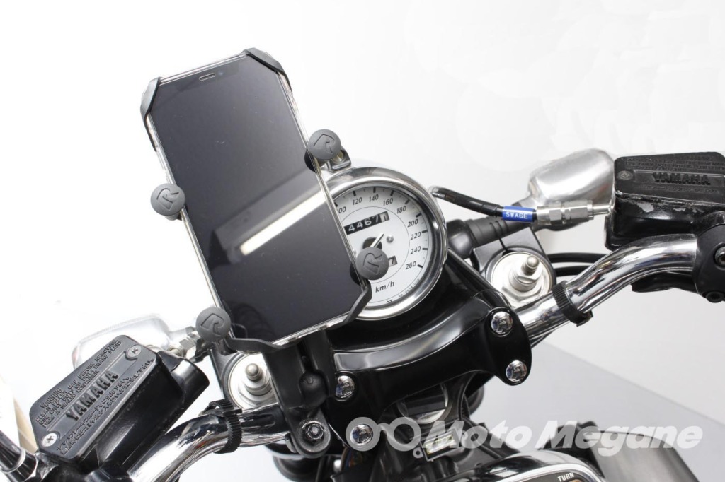 RAM MOUNTS XグリップU字クランプセット テザー付の写真