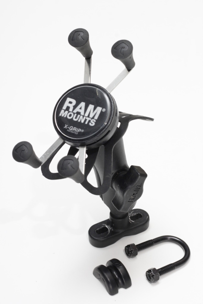 RAM MOUNTS XグリップU字クランプセット テザー付の写真