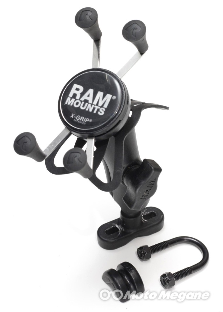 RAM MOUNTSXグリップU字クランプセット テザー付の写真