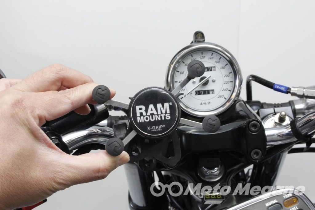 RAM MOUNTSXグリップU字クランプセット テザー付の写真