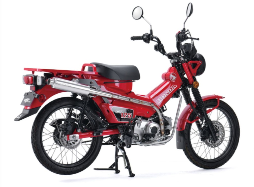 DELTA CT125用バレル4-sミニマフラー