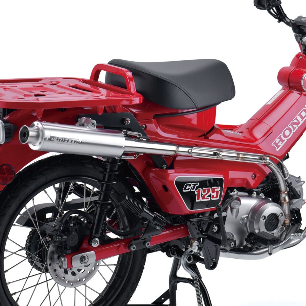 DELTA CT125用バレル4-sミニマフラー