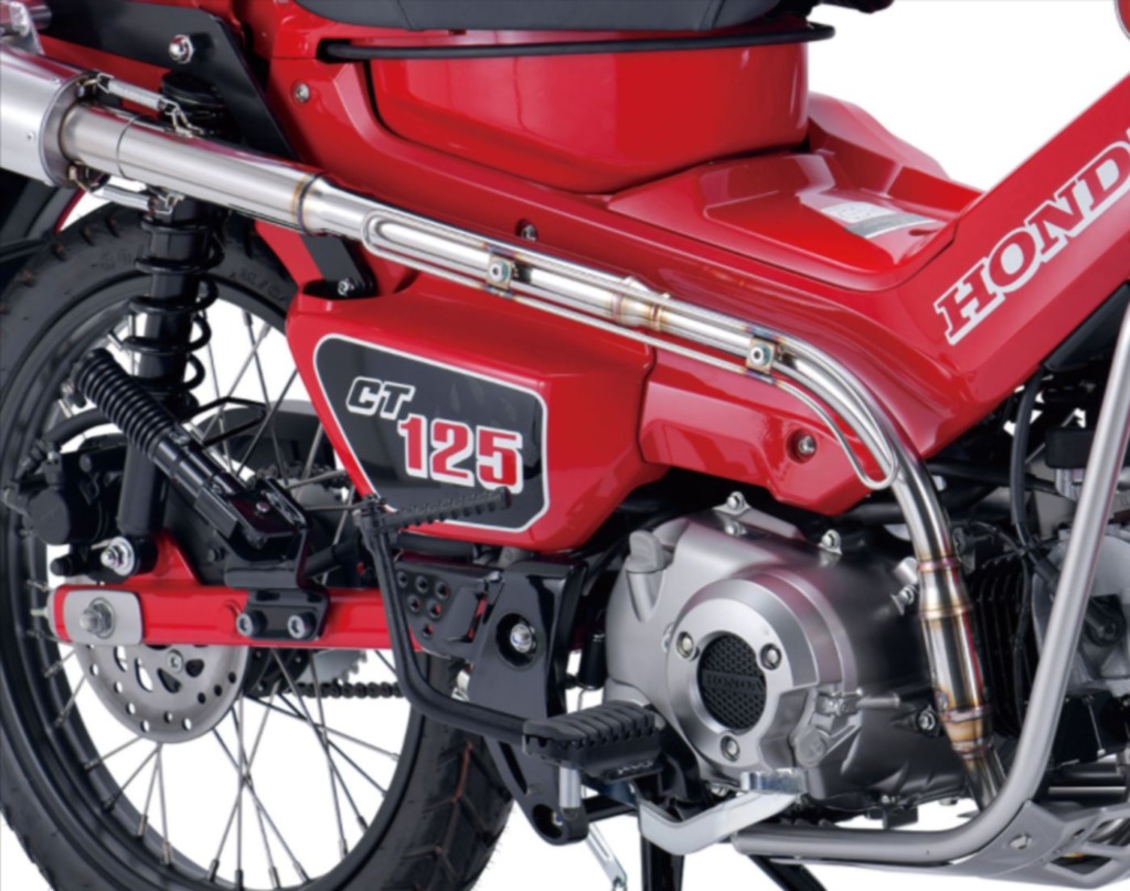 DELTA CT125用バレル4-sミニマフラー