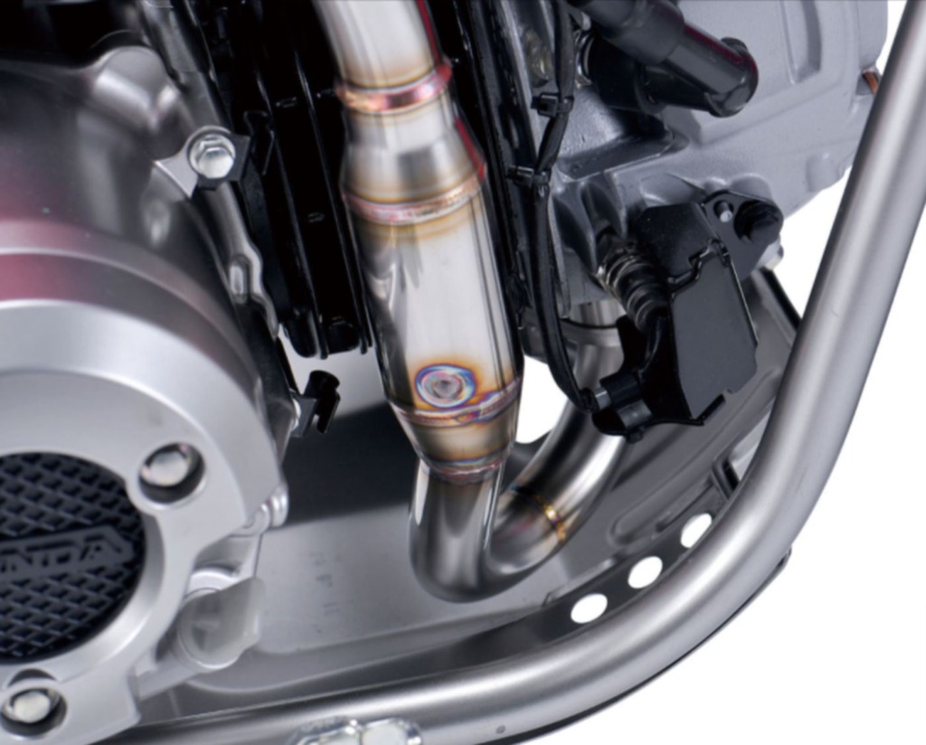 DELTA CT125用バレル4-sミニマフラー