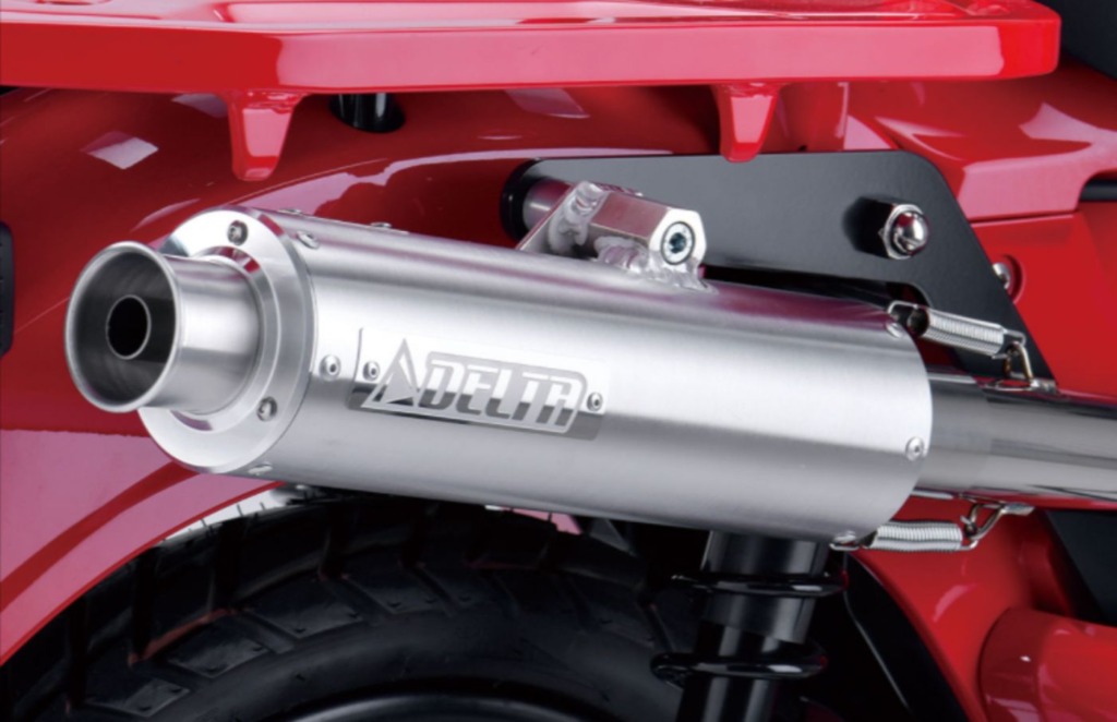 DELTA CT125用バレル4-sミニマフラー