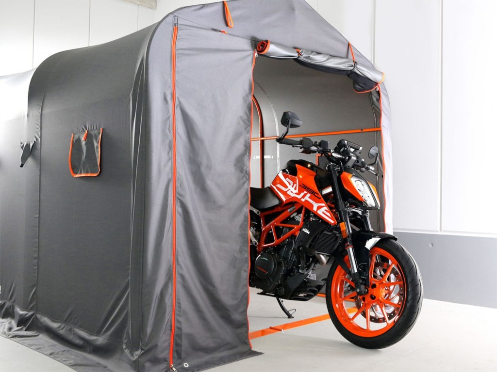 ドッペルギャンガー バイクガレージ 2500 ワイド DCC538W-GY ワクワクドア