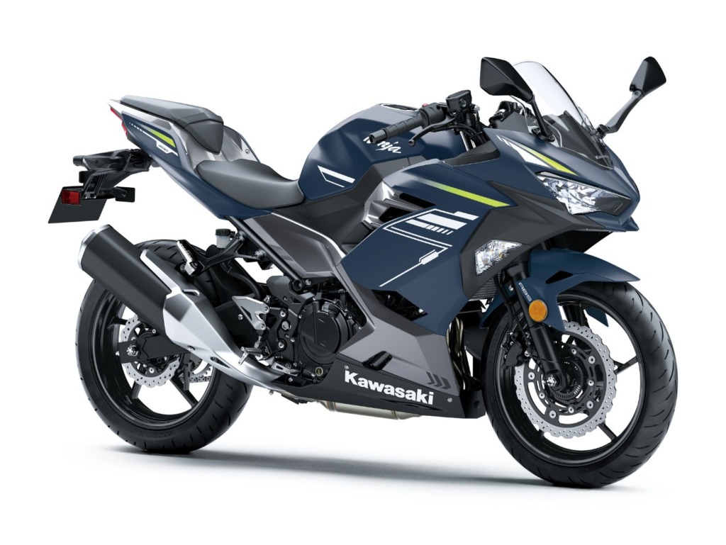 Ninja 400 メタリックマットトワイライトブルー×メタリックグラファイトグレー