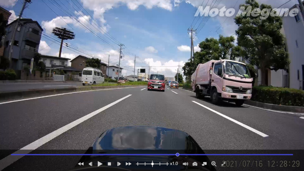 ミツバサンコーワのバイク専用ドライブレコーダーEDR-21Gα