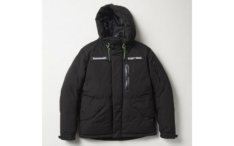 カワサキ×Schott ライディングダウンジャケット
