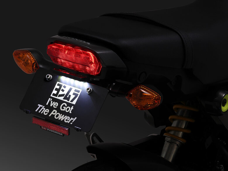 LEDナンバー灯点灯イメージ