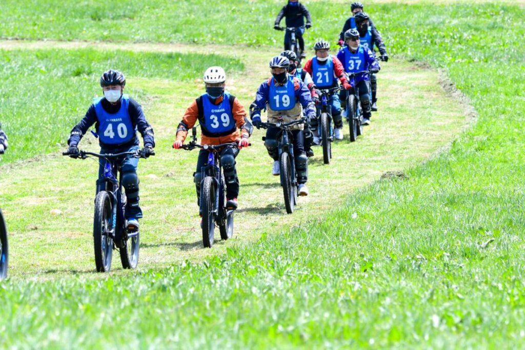 拡大するe-Bikeユーザーに向けて、ルールやマナー向上のためのレッスンも実施