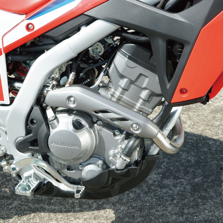 RSV8106 HONDA CRF250 '21- (純正ヒートガード装着例)