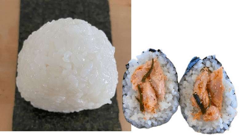 「出張 ほぐれおにぎりスタンド」極め白/鮭明太子の煎り(1個)440円