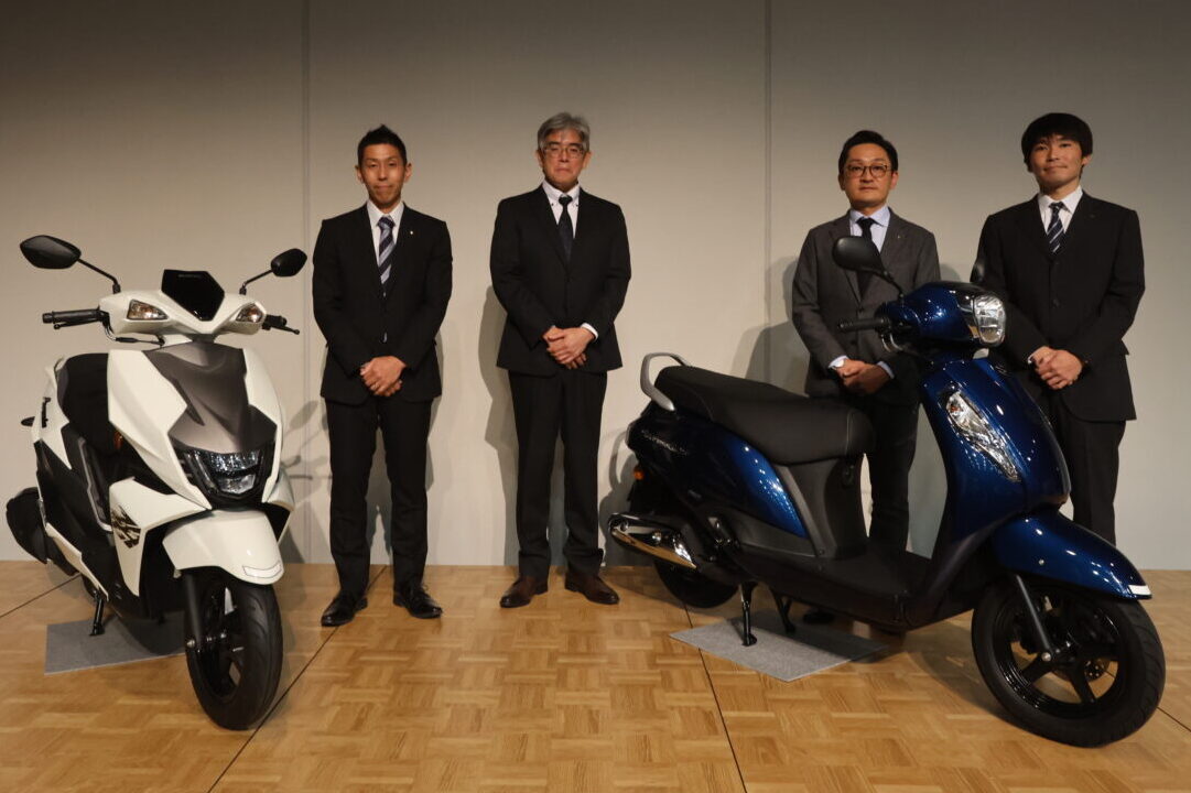 スズキの新型アドレス125・アヴェニス125撮影会及び商品説明会