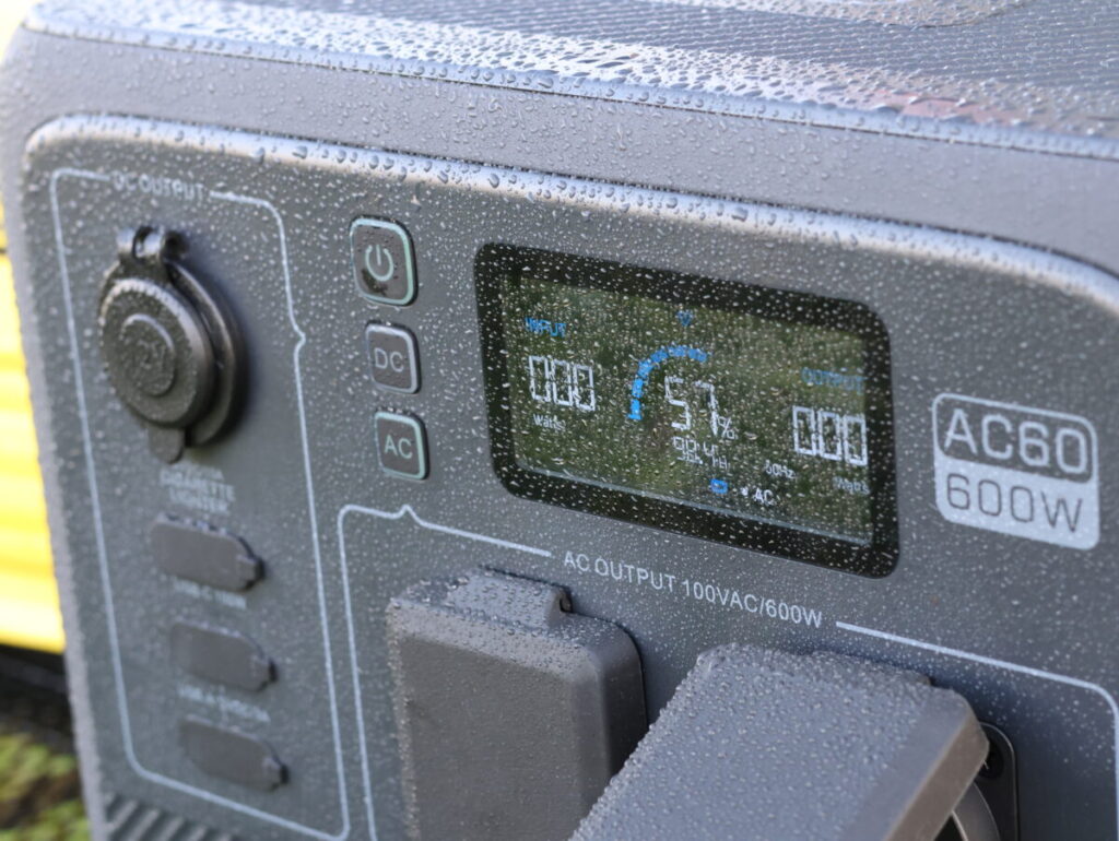 水に強いBLUETTIのポータブル電源AC60