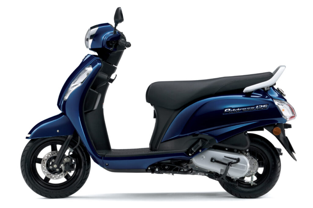 スズキ125ccスクーターはもしもの時にも安心なキックスターターを装備