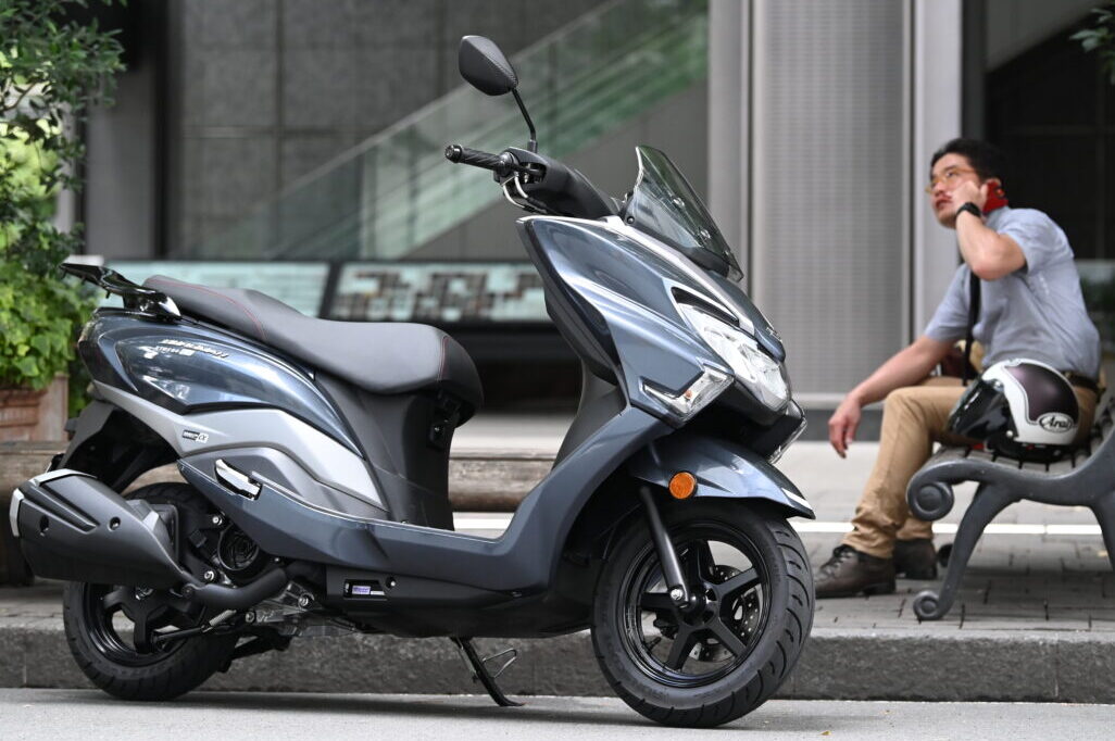 通勤通学に便利なスズキ・バーグマン125EX