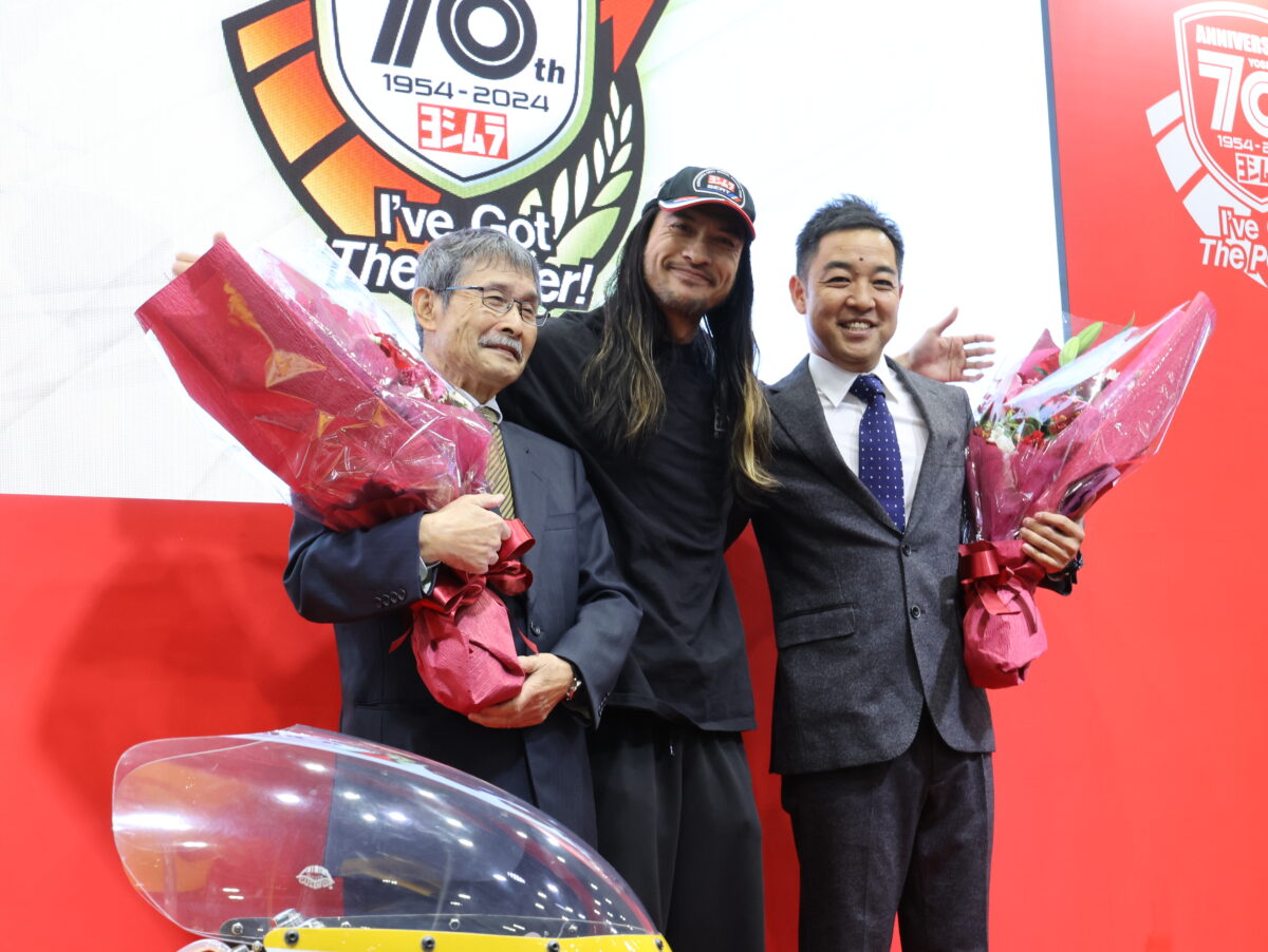 バイク好き芸能人・長瀬智也さんもサプライズでお祝いに