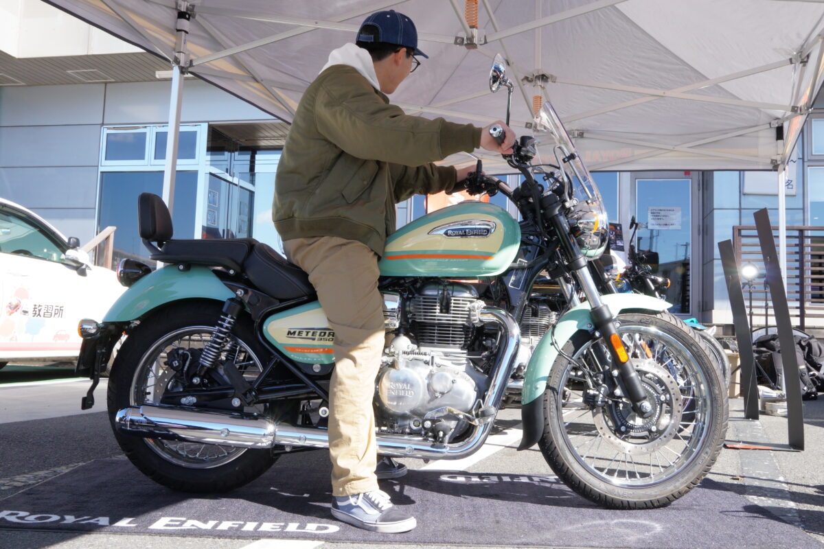 バイク選びは見た目重視というむぎちゃさん。